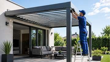 Custom pergola and terrace cover design